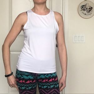 White Open Back Halter